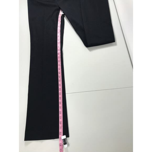 Club Monaco Womens 6 Pants Black Trouser Dress Office Work Classic Boot Cut - Picture 8 of 8
